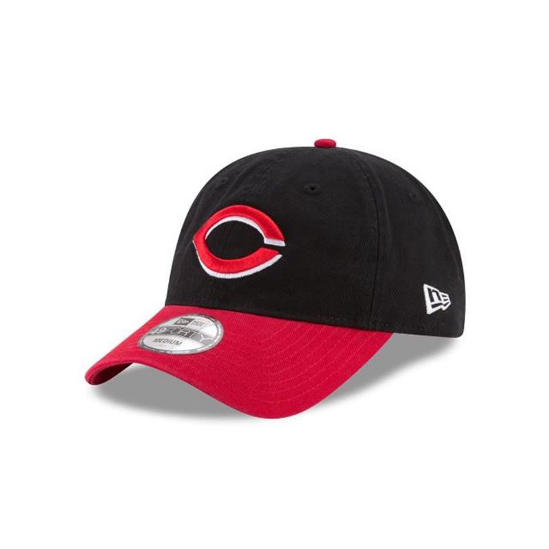 MLB Cincinnati Reds Core Fit Alt 49Forty Fitted (BXB5405) - Black New Era Caps